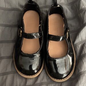 Old Navy Shiny Black Kids Dress Shoes